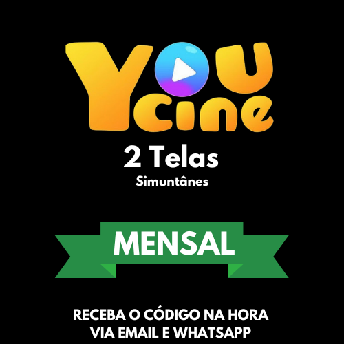 Recarga Youcine Mensal 2 Telas